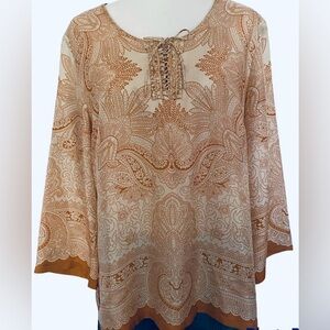 Robert Graham Silk Tunic Shirt